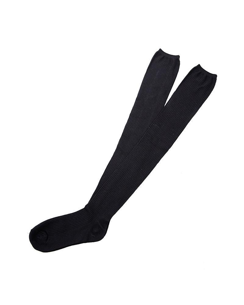 Women's Plain Over The Knee Socks Stockings