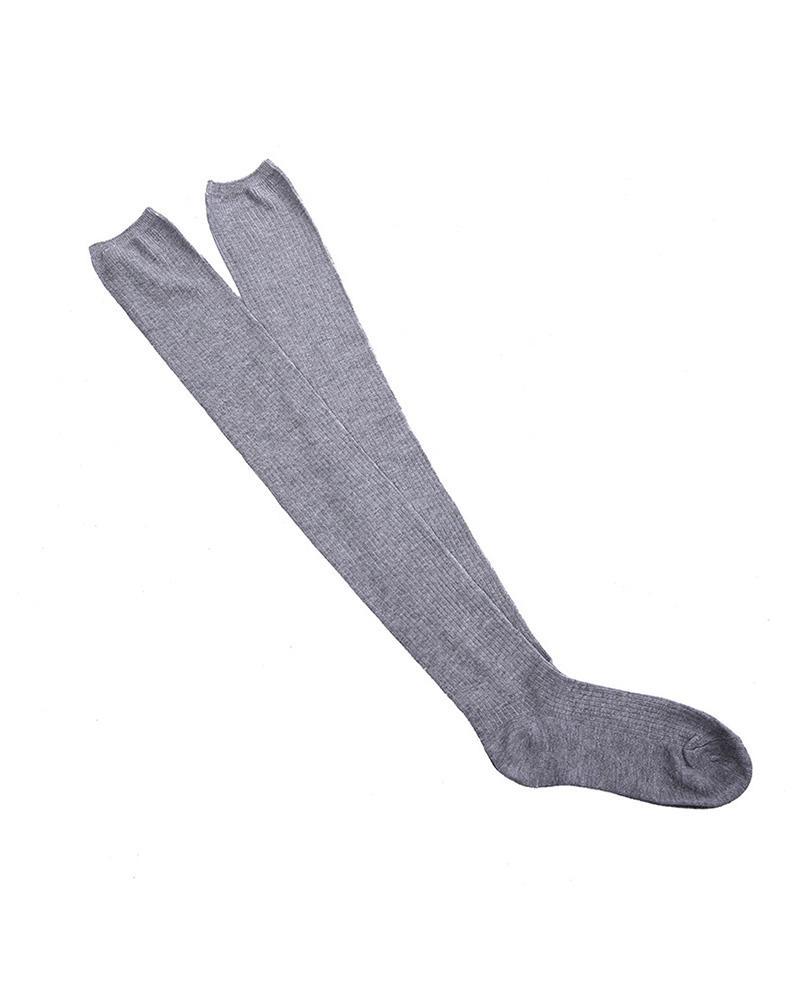 Women's Plain Over The Knee Socks Stockings