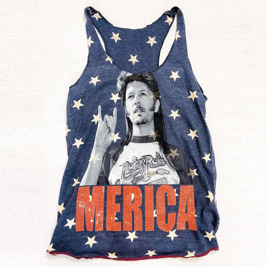 Merica Stars Joe Dirt Tank Top