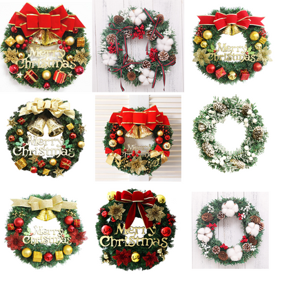 Christmas Wreath Simulation Garland Holiday Decoration