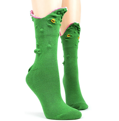 Women's 3D Socks Knit Crocodile Socks