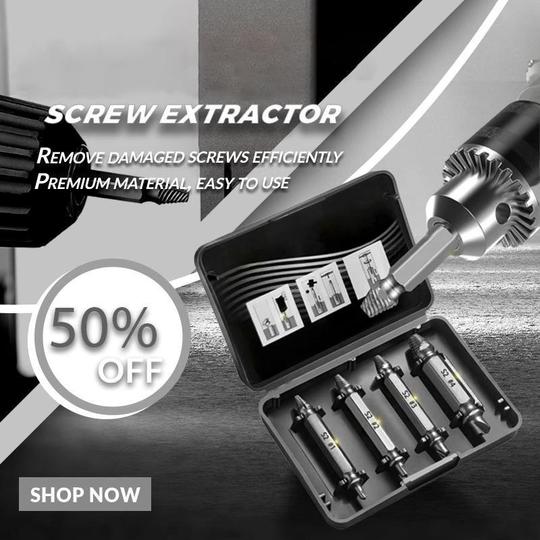 Screw Extractor Remove the Screws Effectively (6pcs)