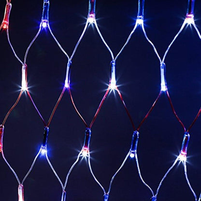 American Flag Led String Lights-large Usa Flag Outdoor Lights