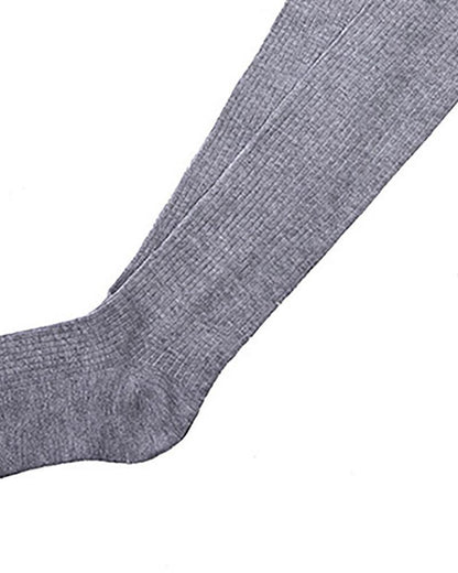 Women's Plain Over The Knee Socks Stockings