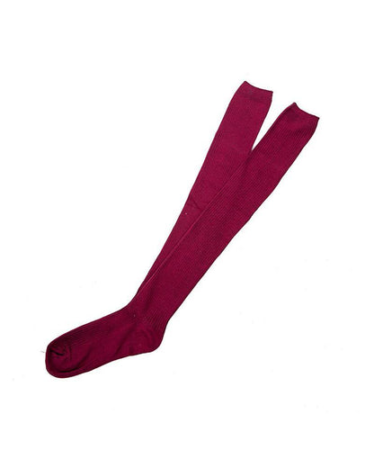 Women's Plain Over The Knee Socks Stockings