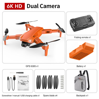 6K Dual Camera Drone 5G Signal GPS Foldable UAV Drone