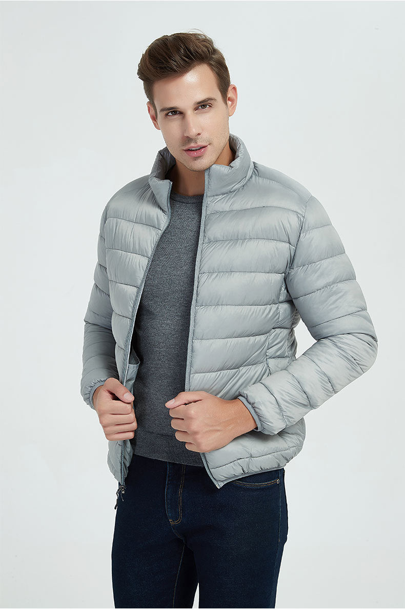 Men's Stand-collar Lightweight Winter Jacket