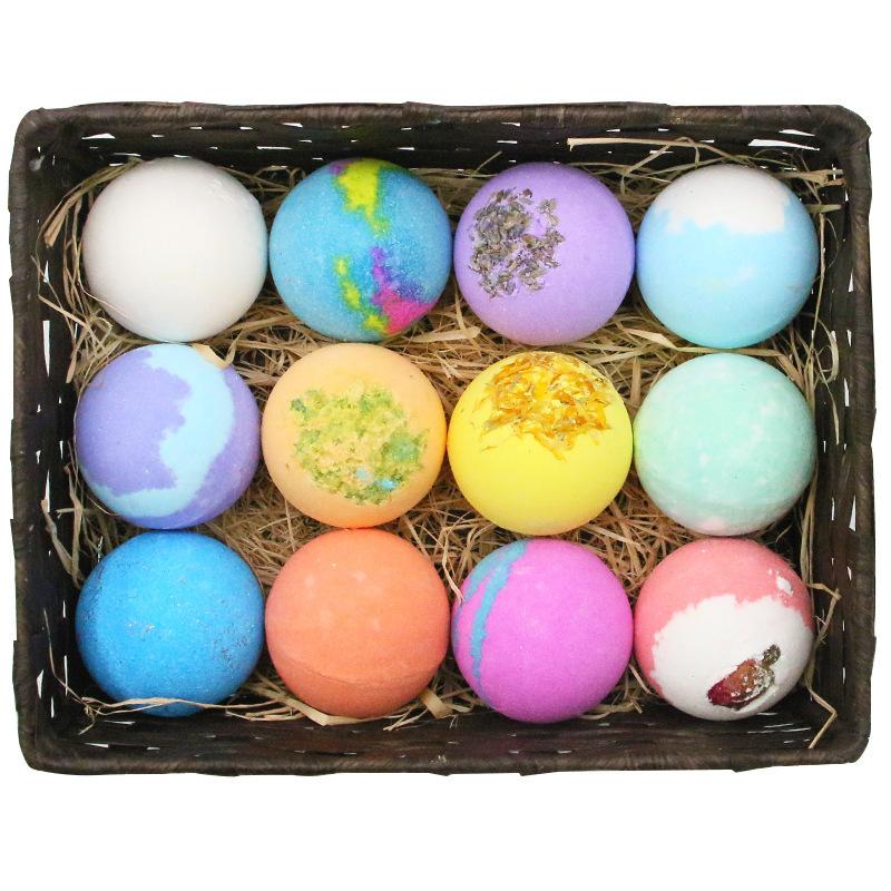 Bath Bombs Gift Set of Moisturizing Essential Oil Bath Bombs