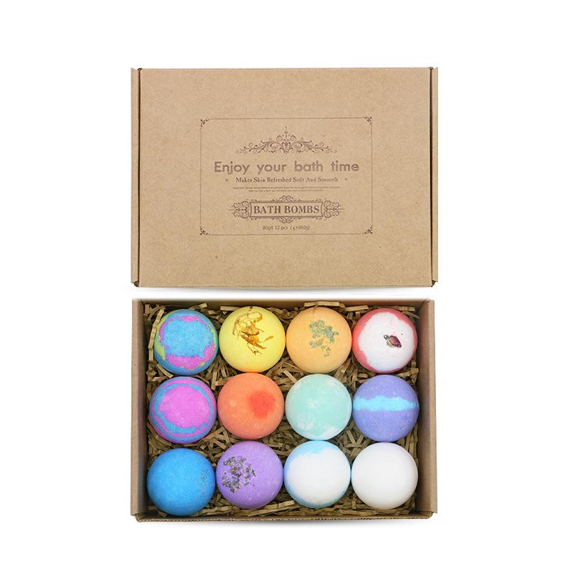 Bath Bombs Gift Set Bath Clean Skin Color Bubble Bath Ball Set