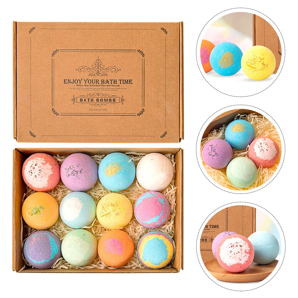 Bath Bombs Gift Set - Ultimate Gift Set of Moisturizing Essential Oil