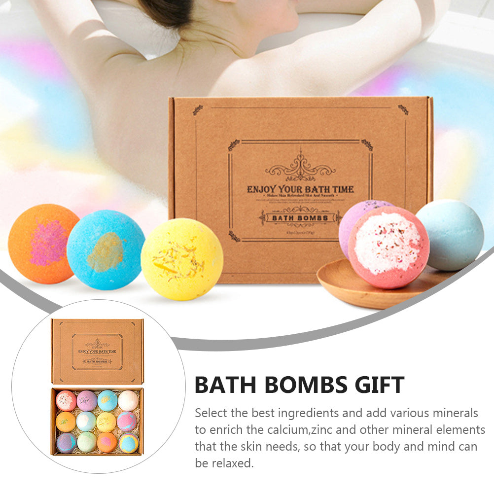 Bath Bombs Gift Set - Ultimate Gift Set of Moisturizing Essential Oil