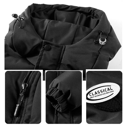 Unisex Hooded Padded Winter Jacket