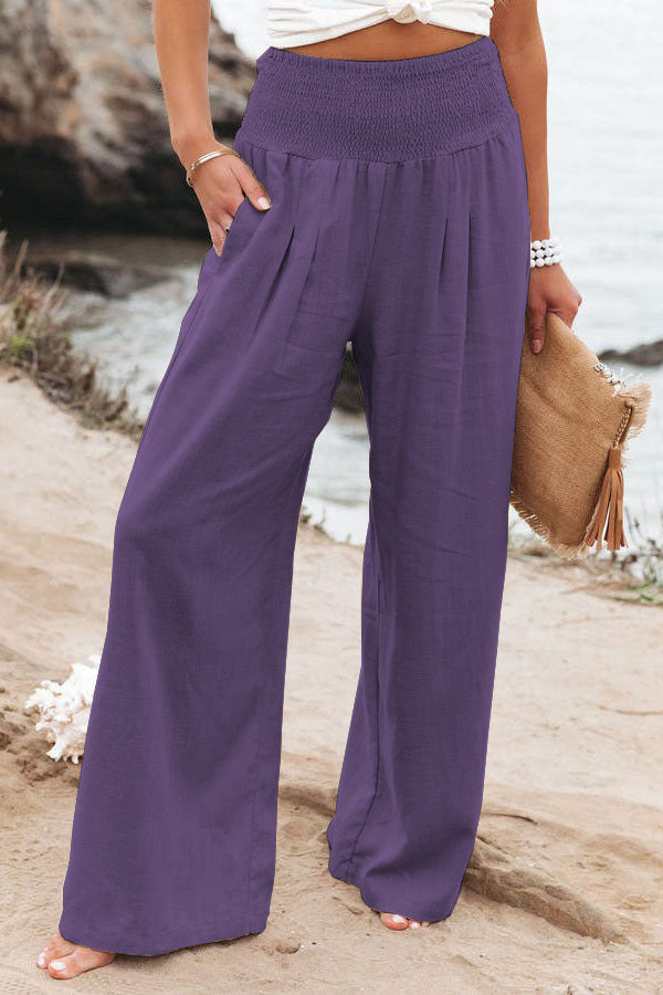 Women's Fresh Air Pocketed Smocked Pants