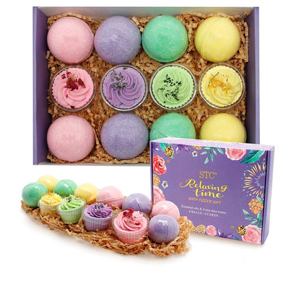 Bath Bombs Bath Salt Ball Bath Ball Doll Explosion Gift Set