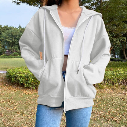 Women's Outdoor Casual Hooded Cardigan Jacket