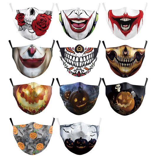 Disposable Dust Face Mask Halloween Fun Printing Mask