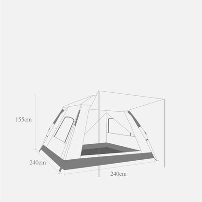 Outdoor Camping Tent Thickening Automatic Light Defense Sunscreen Tent
