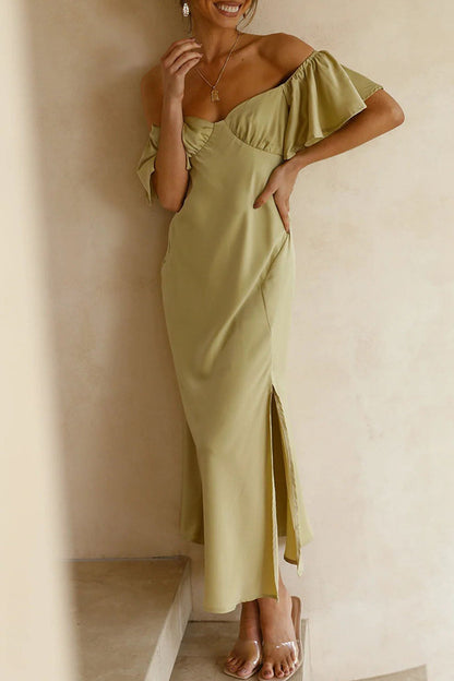 Women's Off-Shoulder Maxi Dress