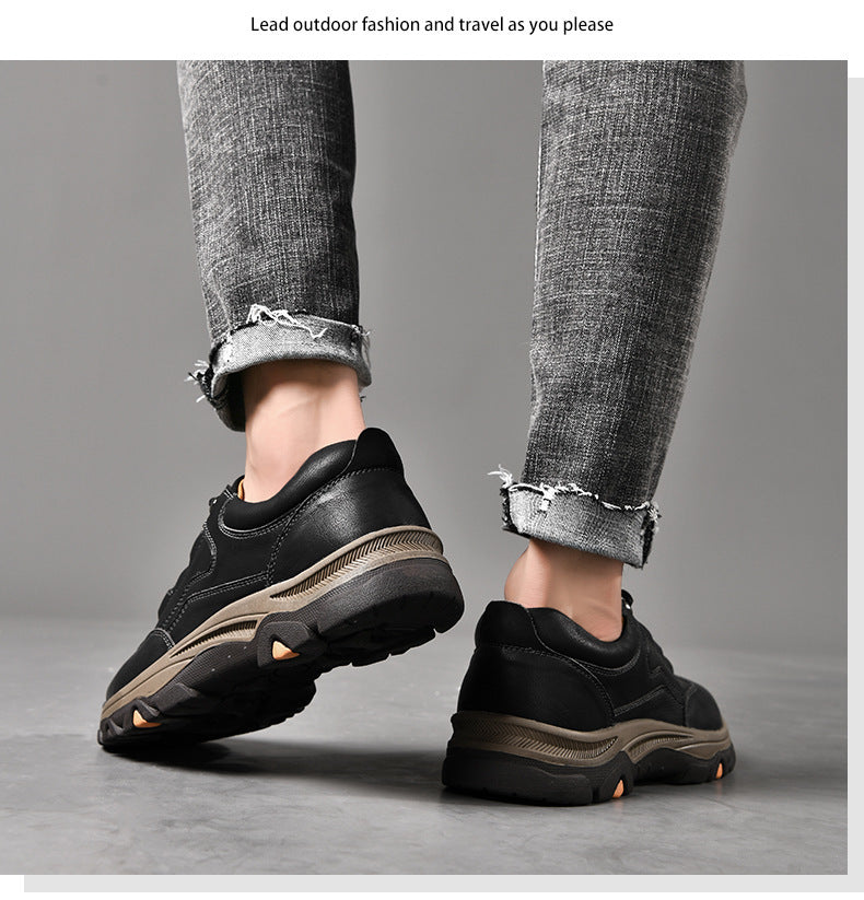 Men's Leather Sneakers Casual Shoes