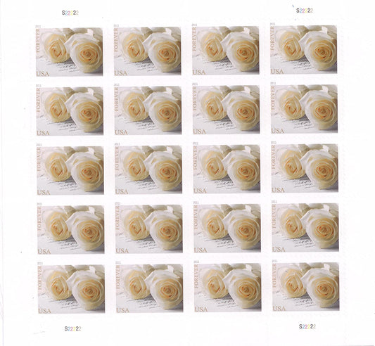 (2011) USPS Wedding Roses Commemorative Forever Stamps