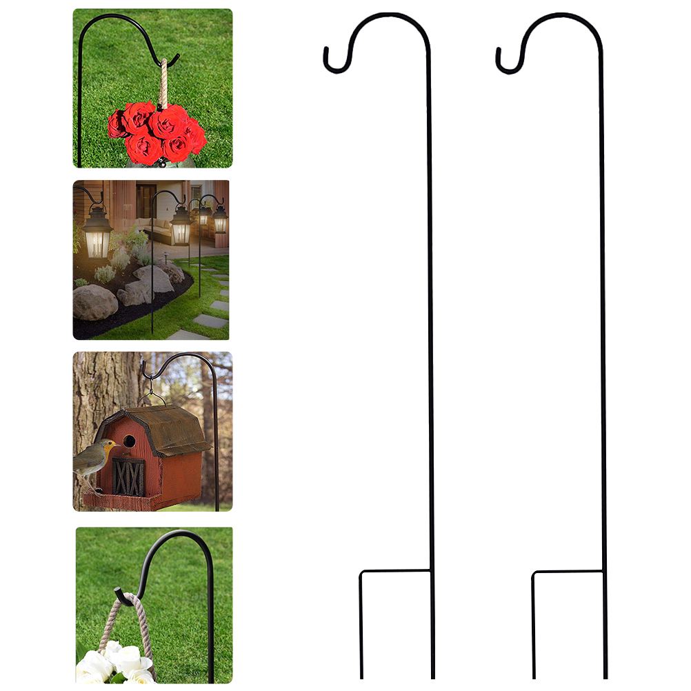 Iron Garden Shepherd Hooks Outdoor Garden Iron Anti-rust Crafts Hook