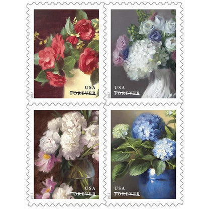 (2017) USPS Flowers from The Garden Forever Stamps