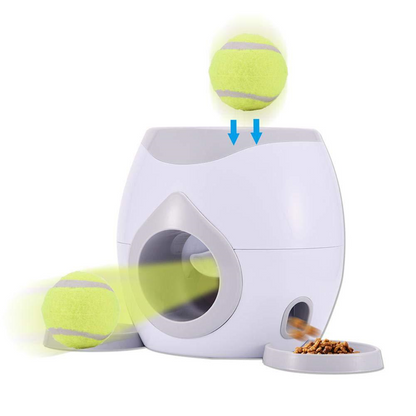 Dog Tennis Award Machine Dog Interactive Toy Baseball Award Machine