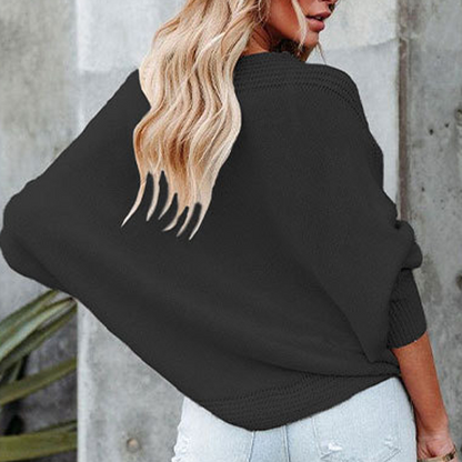 Women's Turtleneck Short Sleeve Knit Sweater