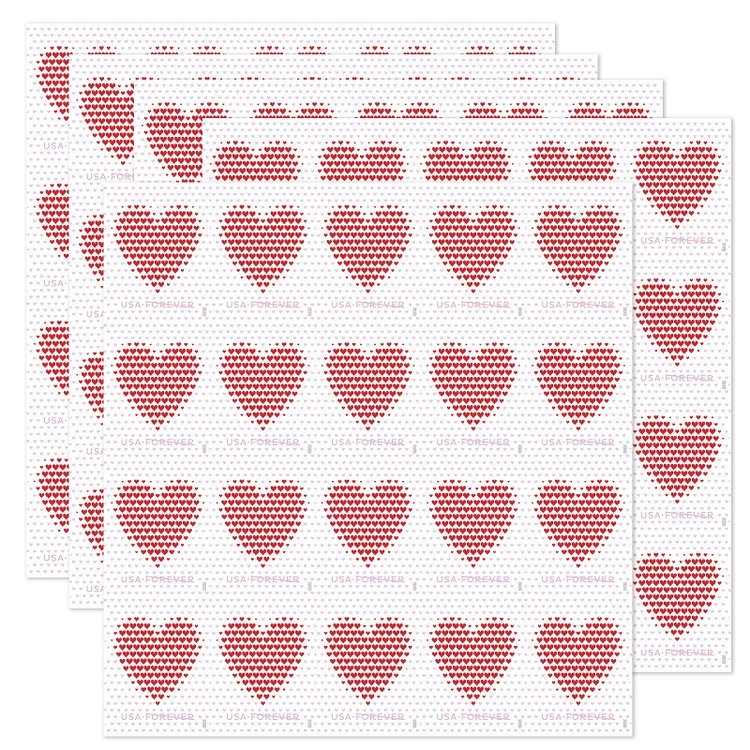(2020) USPS Made Of Hearts Forever Stamps