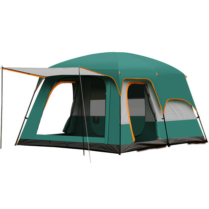 Outdoor High-end Camping Tent With Two Bedrooms And One Living Room/5-8 persons