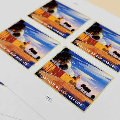 2021 US Castillo De San Marcos Stamps