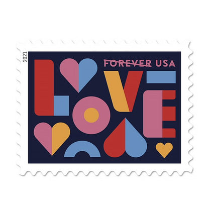 (2021) USPS Love Forever Stamps