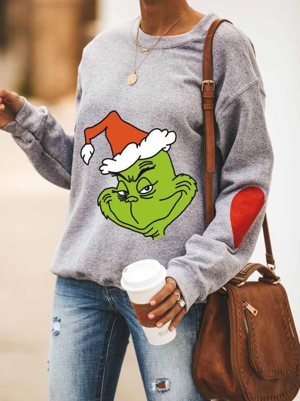 Christmas Grinch Sweater Women's Hoodie Sweatshirt