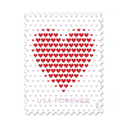 (2020) USPS Made Of Hearts Forever Stamps