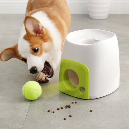 Dog Interactive Training Toy Baseball Award Machine