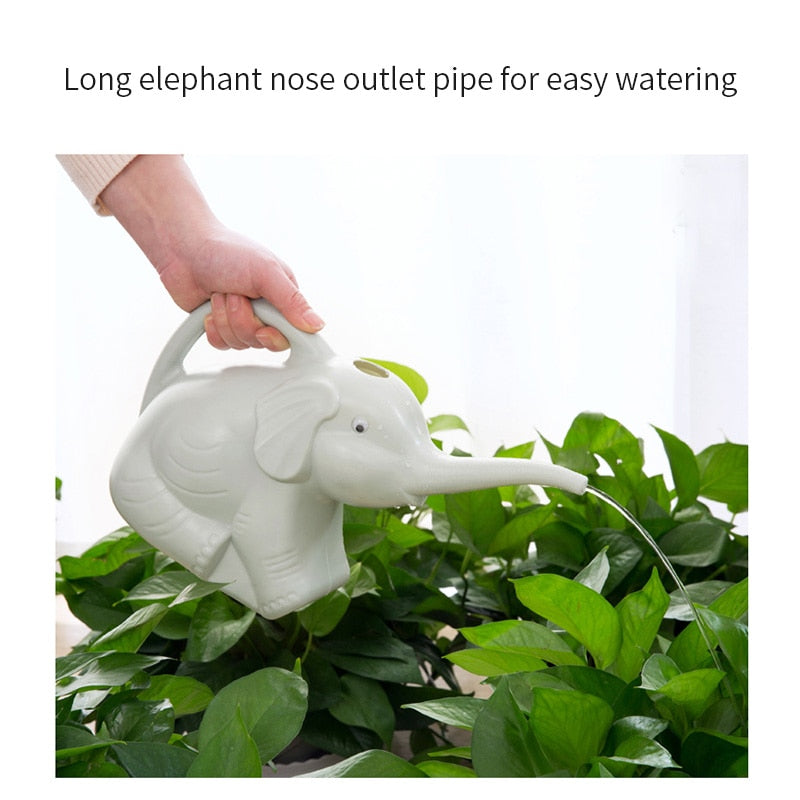 Gardening Watering Tool Outdoor Plastic Elephant Watering Bottle