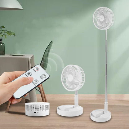 Portable Folding Telescopic Fan USB Charging Silent Small Electric Fan