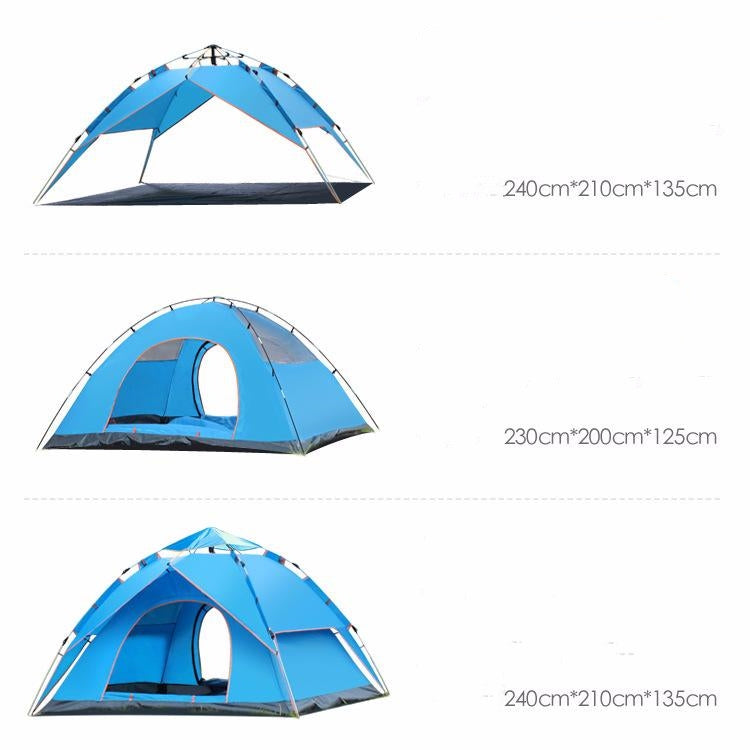 Outdoor Camping Folding Automatic Tent Beach Rainproof Tent