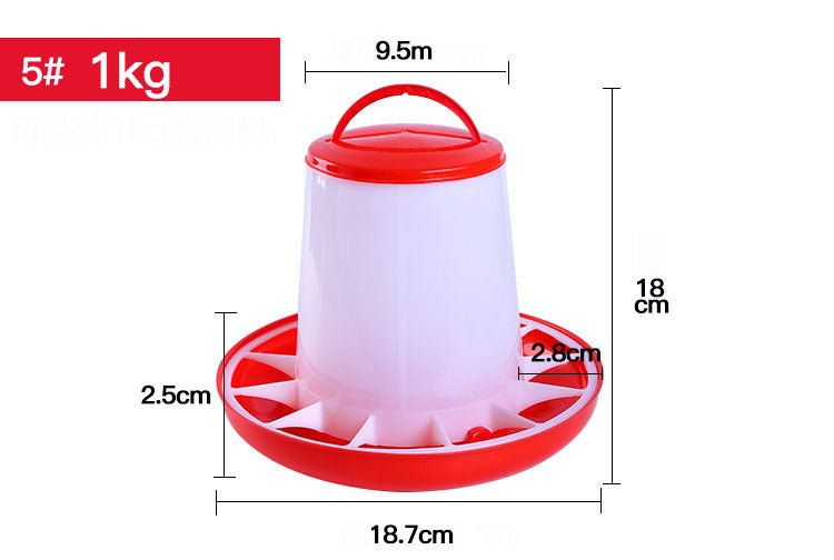 Portable Poultry Feed Bucket