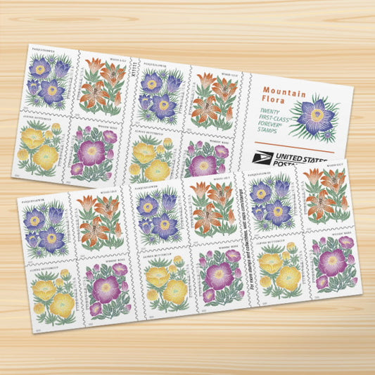 (2022) USPS Mountain Flora First-Class Forever Stamps