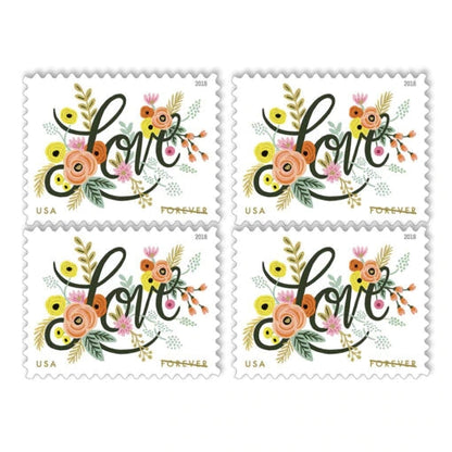 (2018) USPS Love Flourishes Forever Stamps