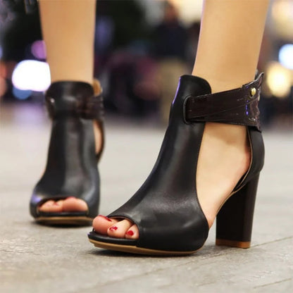 Women's Shoes Wish Thick High-heeled Sandals