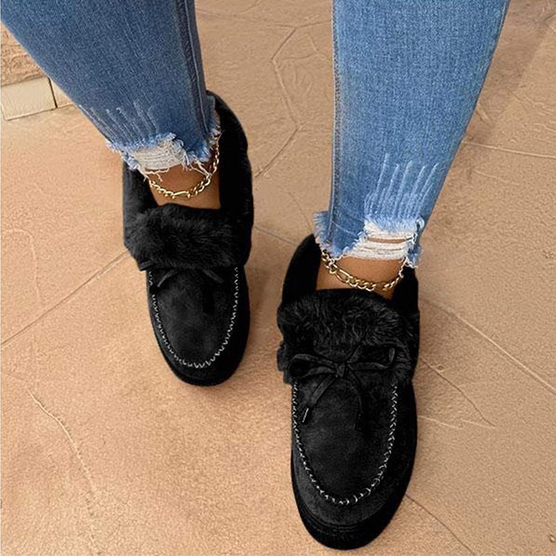 Thick Bottom And Velvet Thick Warm Cotton Shoes Women Snow Boots