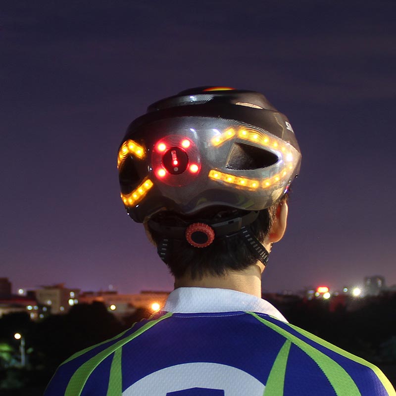Bicycle Helmet With Light Electric Scooter Smart Steering Helmet