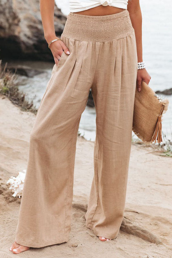 Women's Fresh Air Pocketed Smocked Pants