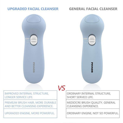 7 In 1 Facial Brush Waterproof Facial Cleansing Brush Set