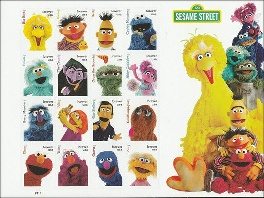2019 USPS Sesame Street Forever Postage Stamps