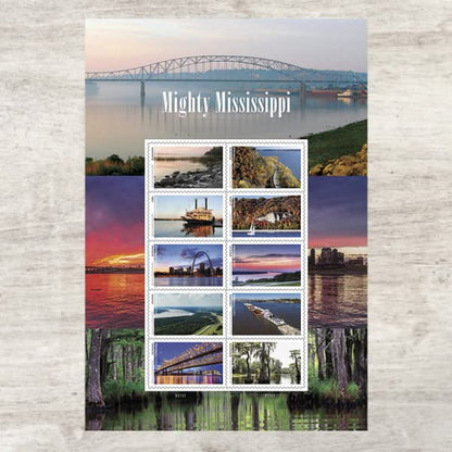 Mighty Mississippi Forever Stamps