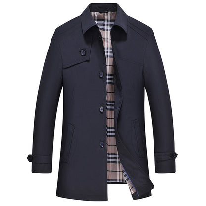 Men's Business Casual Plaid Jacket