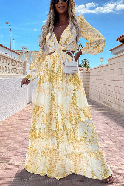 Women's Oceans of Love Cutout Maxi Dress
